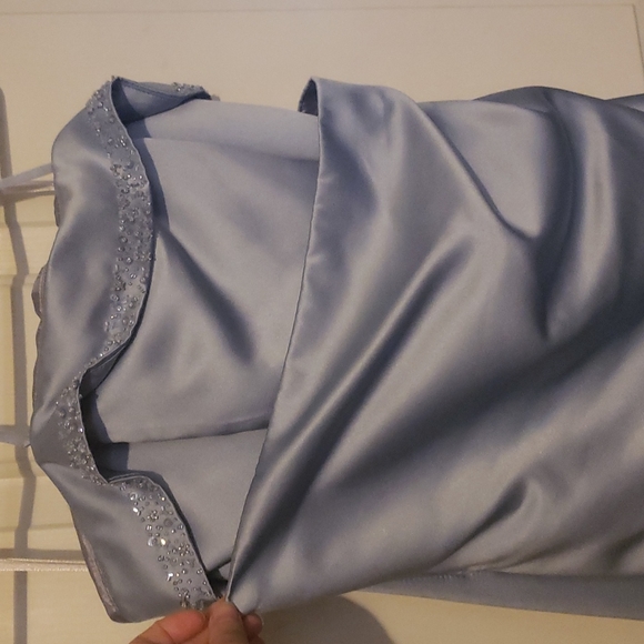 Light Blue prom dress - Picture 4 of 10